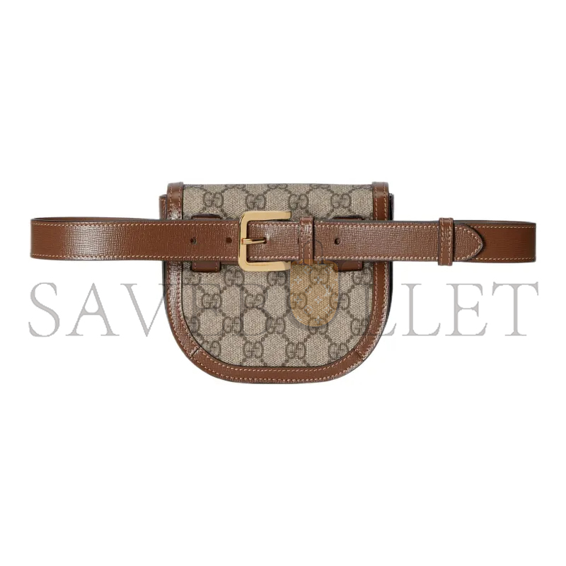 GUCCI HORSEBIT 1955 HALF CIRCLE WAIST BAG 760198 (16*13*6.5cm)